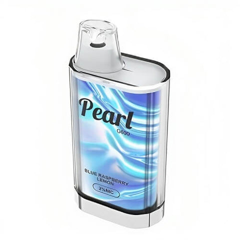 Pearl G 600 Disposable Vape Pod Device - 20MG PACK OF 10 - Eliquid Base-Blue Raspberry Lemon