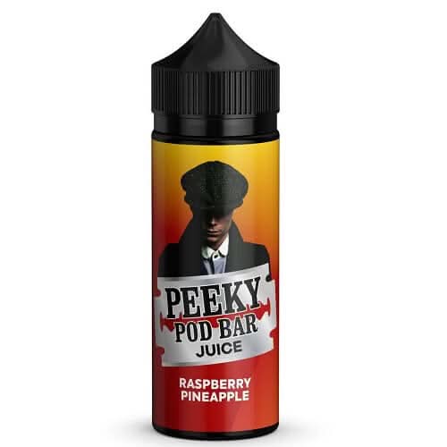 Peeky Blenders Pod Bar Juice Shortfill 100ml -Raspberry Pineapple