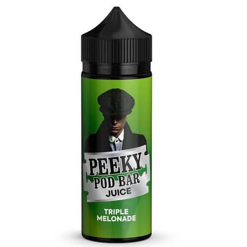 Peeky Blenders Pod Bar Juice Shortfill 100ml -Triple Melonade