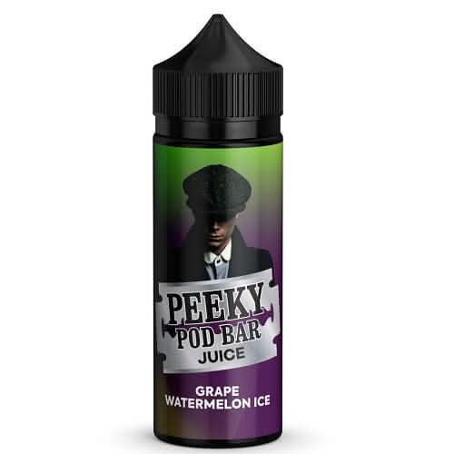 Peeky Blenders Pod Bar Juice Shortfill 100ml -Grape Watermelon Ice