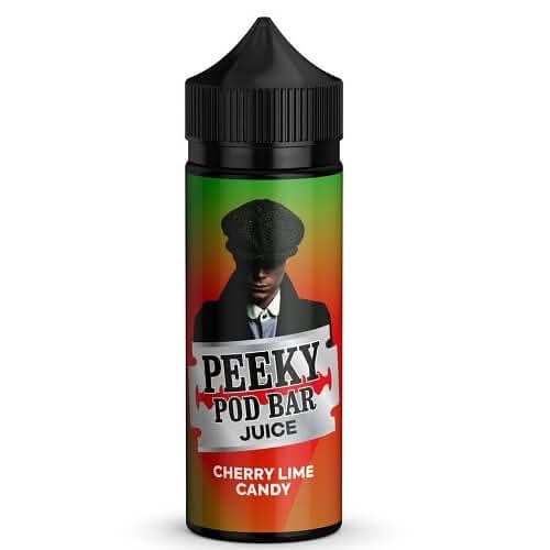 Peeky Blenders Pod Bar Juice Shortfill 100ml -Cherry Lime Candy