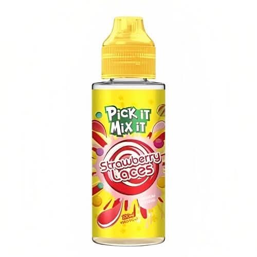 Pick It Mix It Shortfill 100ml E-Liquid -Strawberry Laces