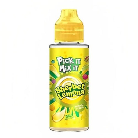 Pick It Mix It Shortfill 100ml E-Liquid - Eliquid Base-Sherbet Lemons