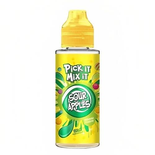 Pick It Mix It Shortfill 100ml E-Liquid -Sour Apples