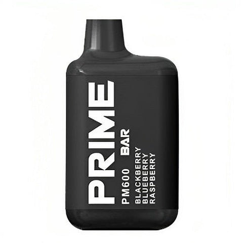 Prime Bar PM600 Puffs Disposable Vape Pack of 10 - Eliquid Base-Blackberry Blueberry Raspberry