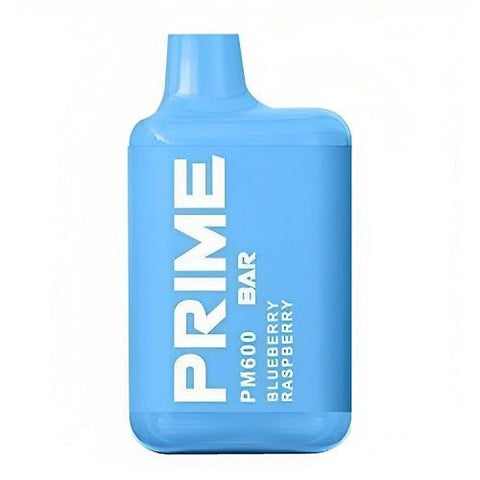 Prime Bar PM600 Puffs Disposable Vape Pack of 10 - Eliquid Base-Blueberry Raspberry