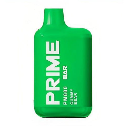 Prime Bar PM600 Puffs Disposable Vape Pack of 10 - Eliquid Base-Gummy Bear