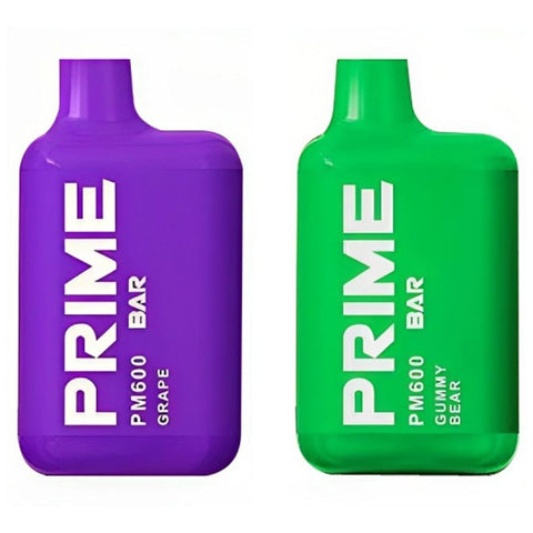 Prime Bar PM600 Puffs Disposable Vape Pack of 10 - Eliquid Base-Blue Sour Raspberry