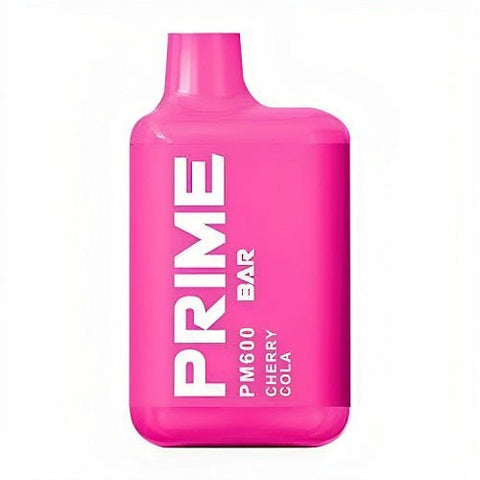 Prime Bar PM600 Puffs Disposable Vape Pack of 10 - Eliquid Base-Cherry Cola
