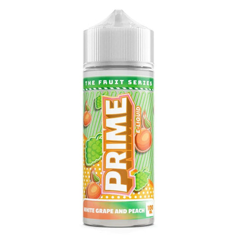 Prime Shortfill 100ml E-Liquid - Eliquid Base-White Grape & Peach