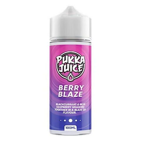 Pukka Juice 100ml Shortfill E-Liquid - Eliquid Base-Berry Blaze