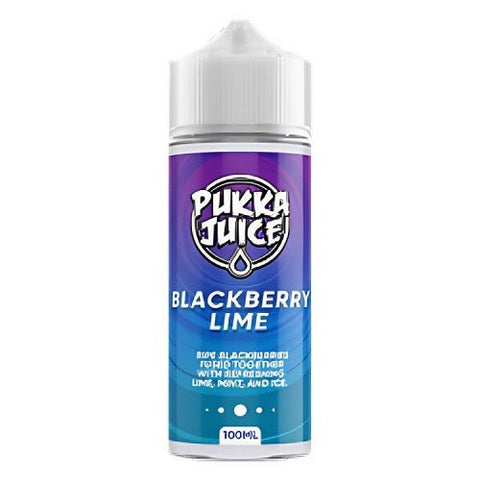 Pukka Juice 100ml Shortfill E-Liquid - Eliquid Base-Blackberry Lime