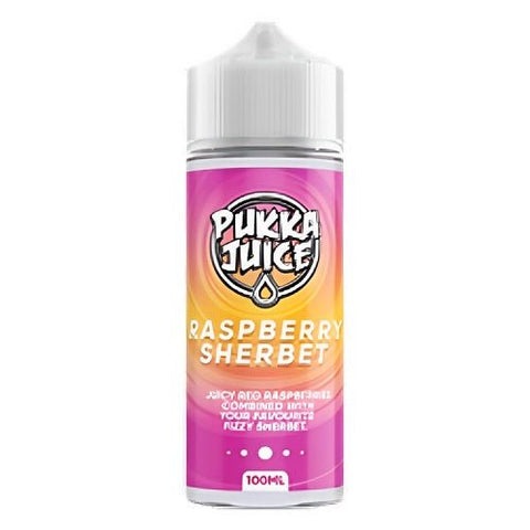 Pukka Juice 100ml Shortfill E-Liquid - Eliquid Base-Raspberry Sherbet