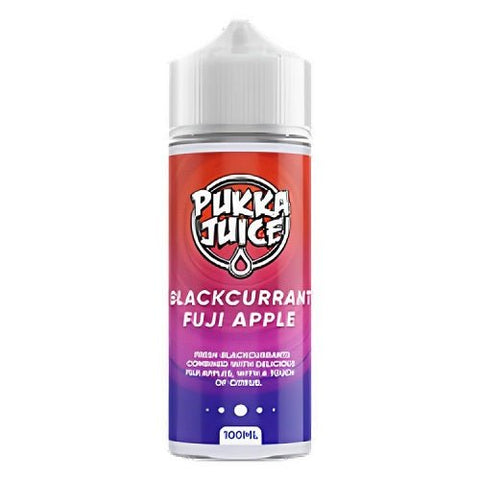 Pukka Juice 100ml Shortfill E-Liquid - Eliquid Base-Blackcurrant Fuji Apple