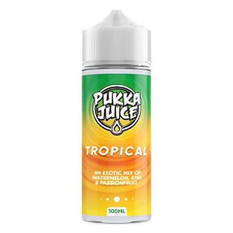 Pukka Juice 100ml Shortfill E-Liquid - Eliquid Base-Tropical