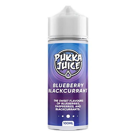 Pukka Juice 100ml Shortfill E-Liquid - Eliquid Base-Blackberry Blackcurrant