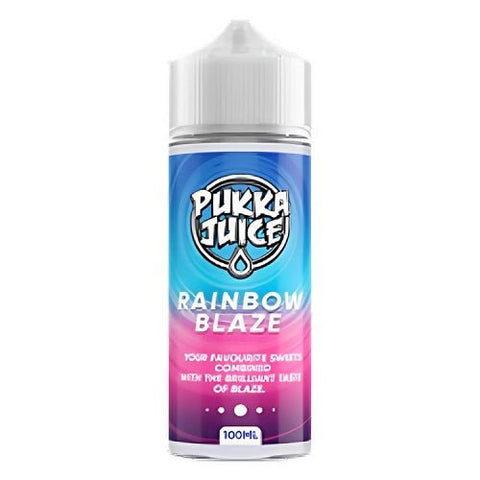 Pukka Juice 100ml Shortfill E-Liquid - Eliquid Base-Rainbow Blaze