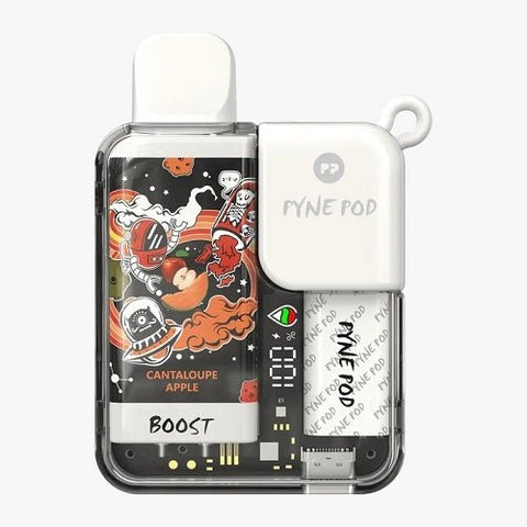 Pyne Pod Boost 8500 puff Disposable Pod Device - 0MG - Eliquid Base-Cantaloupe Apple