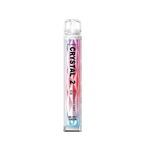 Quevvi Crystal 2 Disposable Pod Device - Eliquid Base-Strawberry Ice