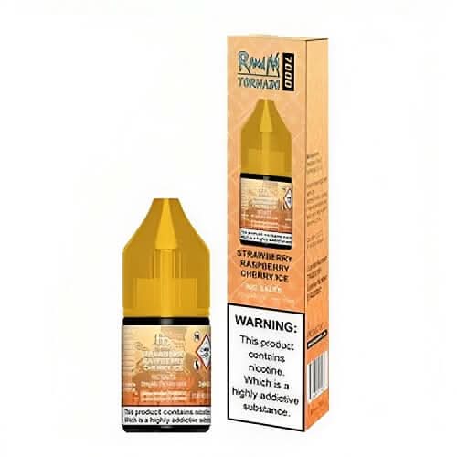 R & M 7000 Nic Salt 10ml E-Liquid
 -Strawberry Raspberry Cherry Ice