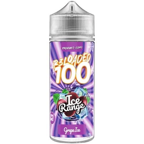 R3loaded 100ml Shortfill E-Liquid Ice Range - Grape Ice