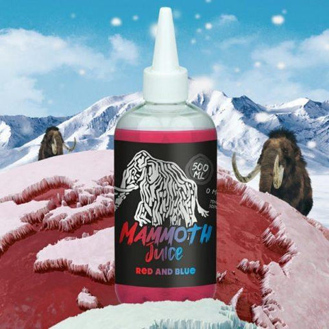 Red And Blue 500ml E-Liquid By Mammoth Juice - Eliquid Base