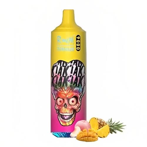 R&M  9000 Disposable Vape  Device 
 -Peachy Mango Pineapple