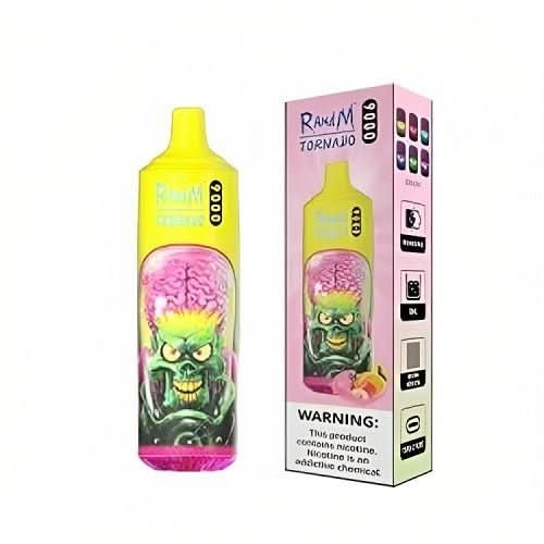 R&M  9000 Disposable Vape  Device -Peach Lemonade
