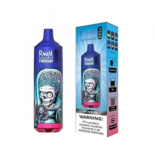 R&M  9000 Disposable Vape  Device 
 -Black Ice