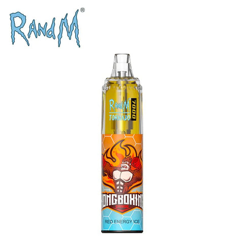 R&M Tornado 7000 Disposable Device - 20MG - Eliquid Base-Red Energy Ice