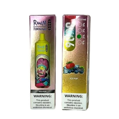 R&M Tornado  9000 Disposable Vape  Device -Ice Pop