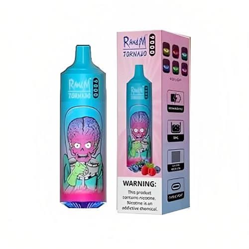 R&M Tornado  9000 Disposable Vape  Device -Blueberry Raspberry