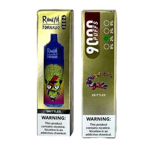 R&M Tornado  9000 Disposable Vape  Device -Skittles