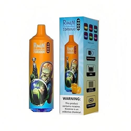 R&M Tornado  9000 Disposable Vape  Device -Orange Soda