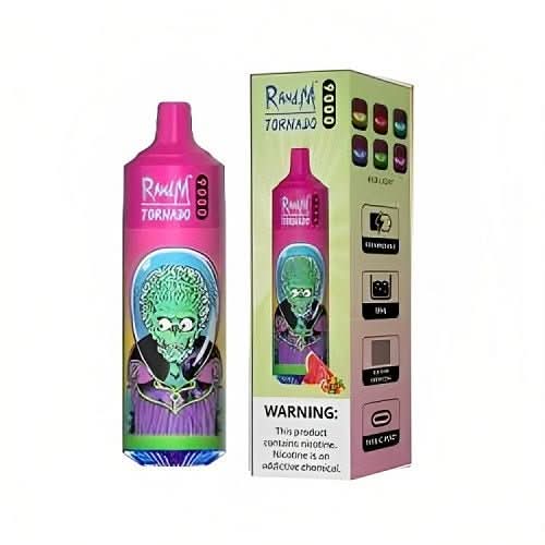 R&M Tornado  9000 Disposable Vape  Device -Watermelon Bubblegum