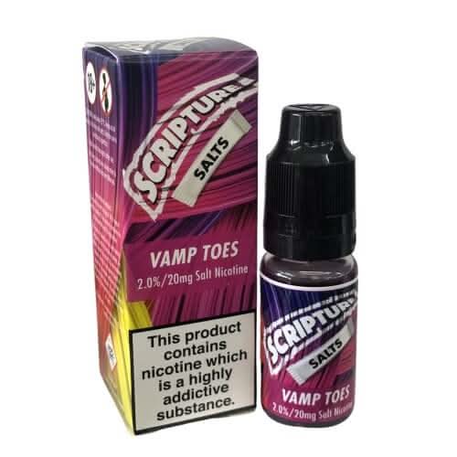 Scripture Nic Salt 10ml E-Liquid -Vamp Toes