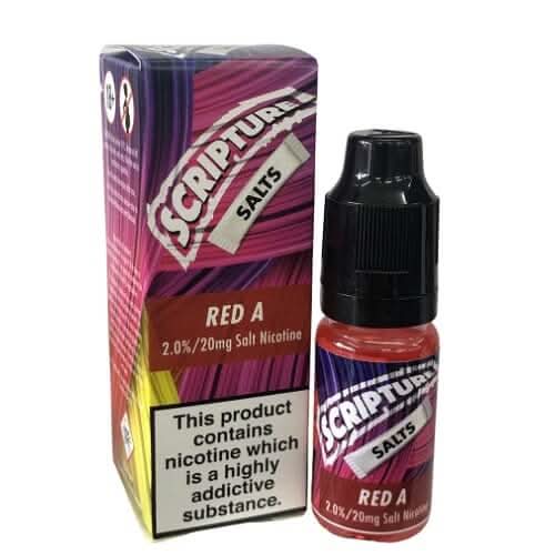 Scripture Nic Salt 10ml E-Liquid -Red A