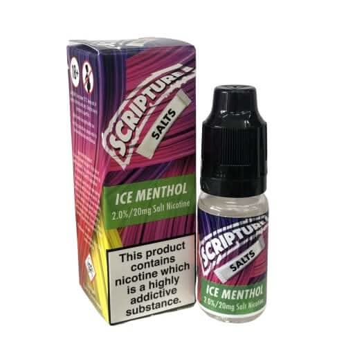 Scripture Nic Salt 10ml E-Liquid -Ice Menthol
