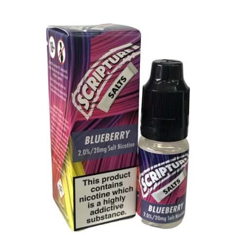 Scripture Nic Salt 10ml E-Liquid -Blueberry