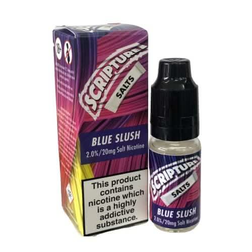 Scripture Nic Salt 10ml E-Liquid -Blue Slush