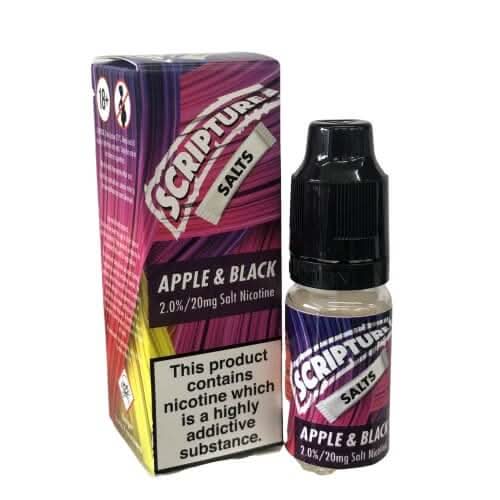 Scripture Nic Salt 10ml E-Liquid -Apple & Black