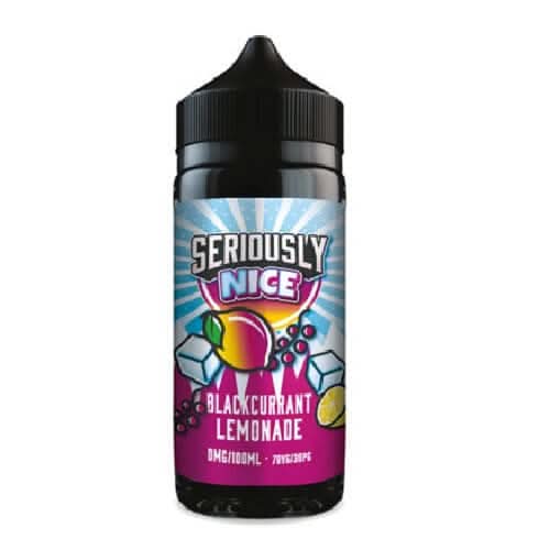 Seriously Nice Shortfill 100ml E-Liquid - Blackcurrant Lemonade