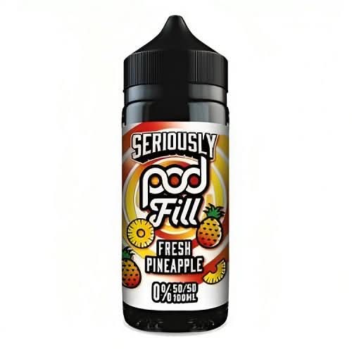 Seriously Pod Fill 100ml Shortfill E-Liquid -Fresh Pineapple