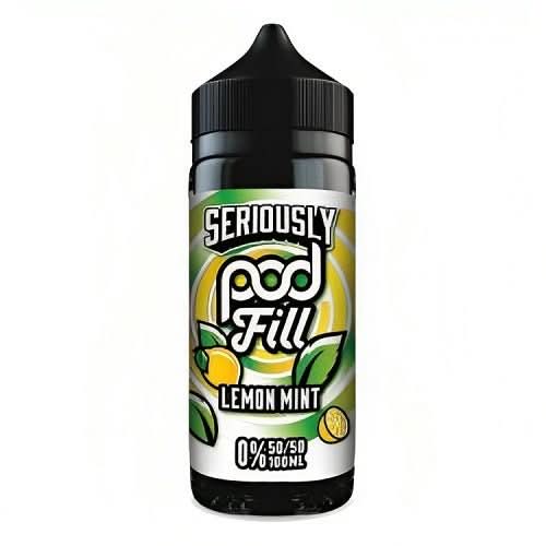 Seriously Pod Fill 100ml Shortfill E-Liquid -Lemon Mint