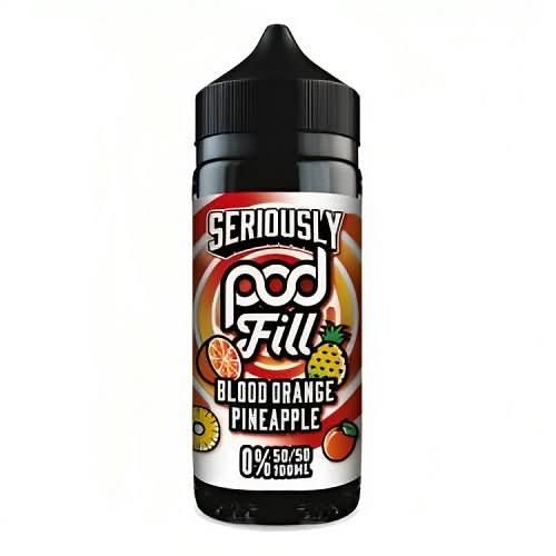 Seriously Pod Fill 100ml Shortfill E-Liquid -Blood Orange