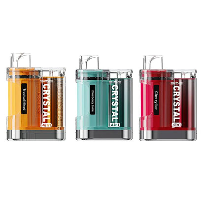 SKE Crystal 2400 Kit | Prefilled 4-in-1 Pod Vape Eliquid Base SKE Crystal 2400 Kit | Prefilled 4-in-1 Pod Vape Eliquid Base