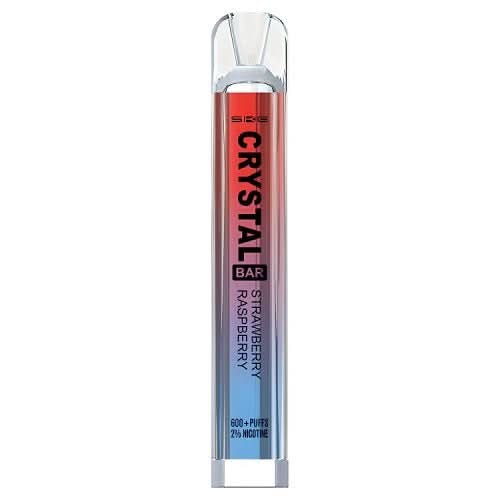 SKE Crystal 600  Disposable Vape  Device -Strawberry Raspberry