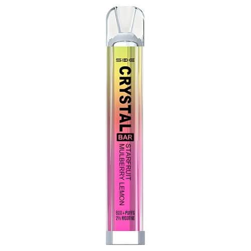 SKE Crystal 600  Disposable Vape  Device -Starfruit Malberry Lemon