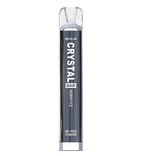 SKE Crystal 600  Disposable Vape  Device 20MG  -Berry Ice