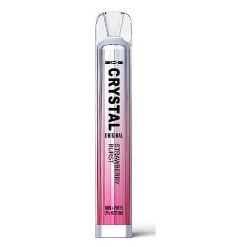 SKE Crystal 600  Disposable Vape  Device -Strawberry Burst